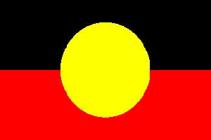 Aboriginal Woven Flag 180 x 90cm