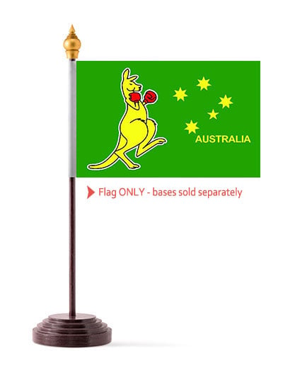 Boxing Kangaroo Table Flag