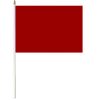 Burgundy Hand Waver Flag