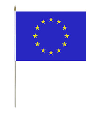 European Union Hand Waver Flag