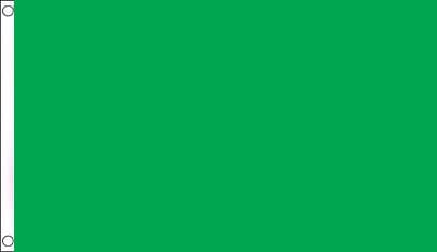 Green Solid Colour Flag 150 x 90cm