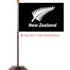 New Zealand Silver Fern Table Flag