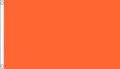 Orange Solid Colour Flag 150 x 90cm