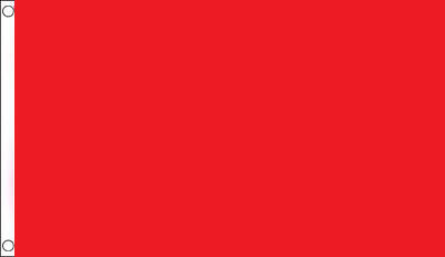 Red Solid Colour Flag 150 x 90cm