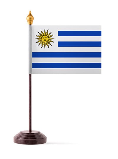 Uruguay Table Flag
