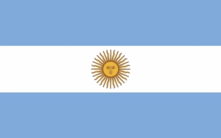 Argentina Woven Polyester Flag 180 x 90cm