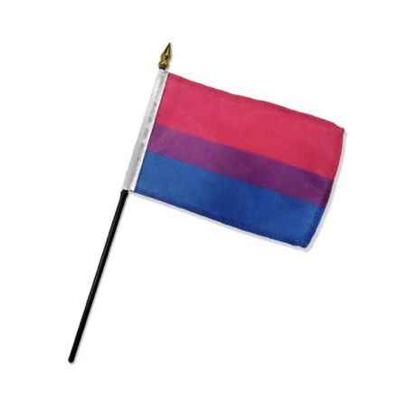 Bisexual Table Flag