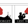 Lest We Forget Navy 9m String Bunting Flags.jpg