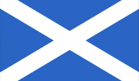 Scotland Woven Polyester Flag 180 x 90cm
