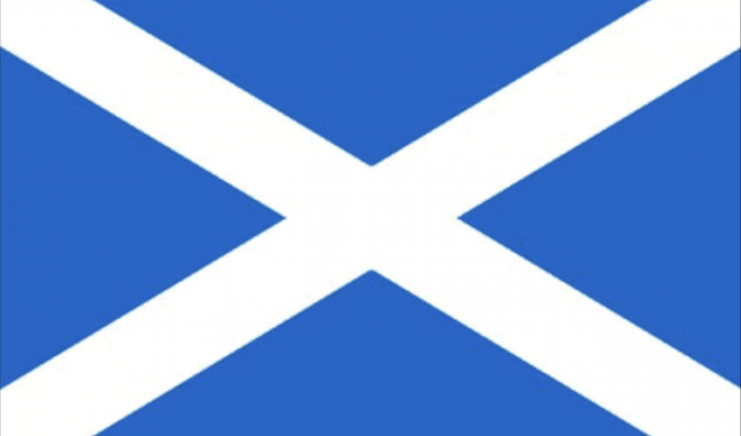 Scotland Woven Polyester Flag