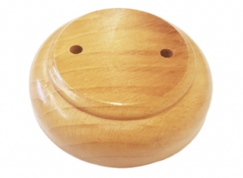 Two Hole Wooden Small Hand Waver Base