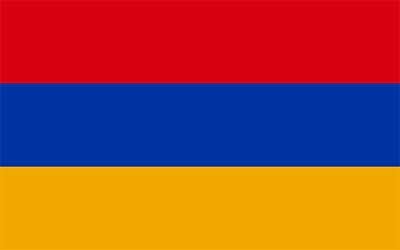 Armenia Decal Flag Sticker 13 x 9cm