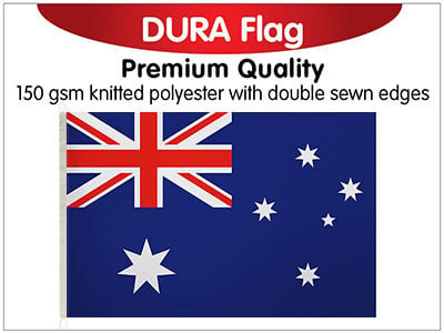 Australian Knitted Poly Dura Flag 150 x 90cm