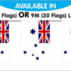 Australian White Ensign String Bunting Flags