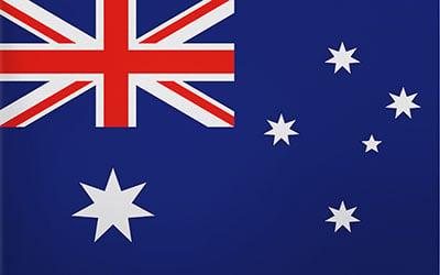 Australian Woven Polyester Flag 180 x 90cm