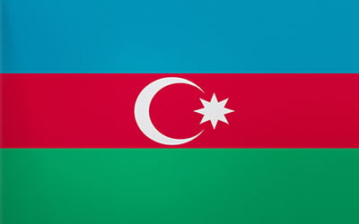 Azerbaijan Flag 60 x 90cm