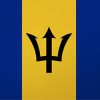 Barbados Decal Flag Sticker
