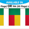 Benin String Bunting Flags