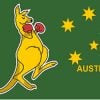 Boxing Kangaroo Official Olympic Flag