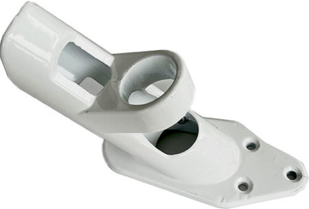 White Aluminium Bracket Two Position