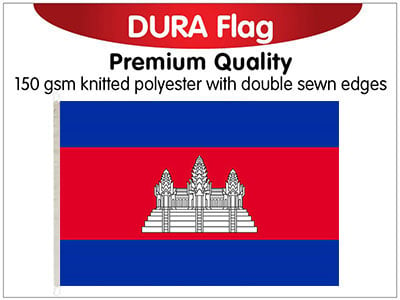 Cambodia Poly Dura Flag