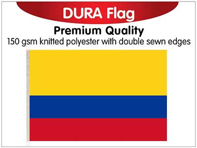 Colombia Knitted Dura Flag 150 x 90cm