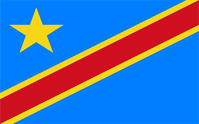 Congo Democratic Republic Flag 150 x 90cm