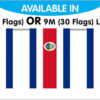 Costa Rica String Bunting Flags