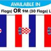 String Bunting Flags Croatia