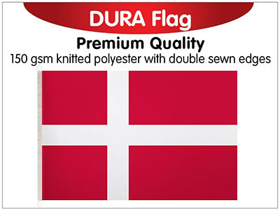 Denmark Knitted Dura Flag 150 x 90cm