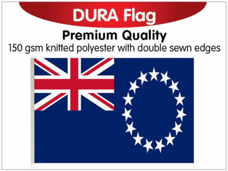 Cook Islands Knitted Dura Flag 150 x 90cm