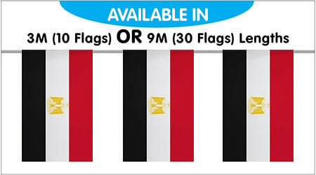 Egypt Bunting Flags - 9M 30 Flags