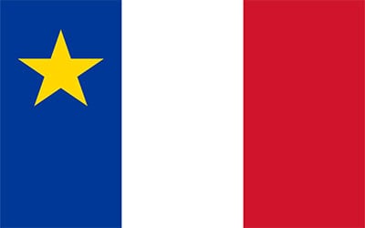 French Acadia Flag 150 x 90cm