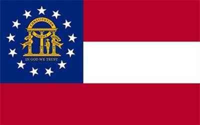 Georgia State Flag 150 x 90cm