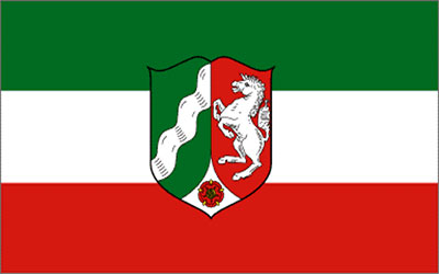 German Nordrhein Westfalen Flag