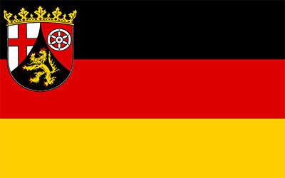 German Rhineland-Pfalz Flag 150 x 90cm