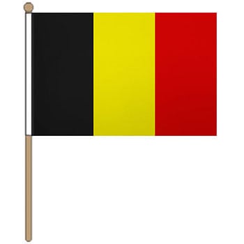 Belgium Small Hand Waver Flag