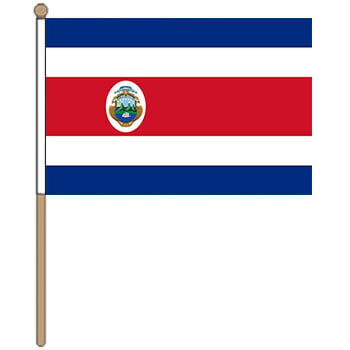 Costa Rica Small Hand Flag