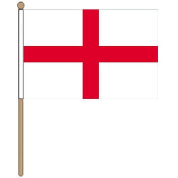 England Small Hand Waver Flag