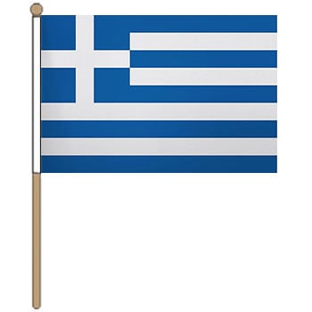 Greece Small Hand Waver Flag