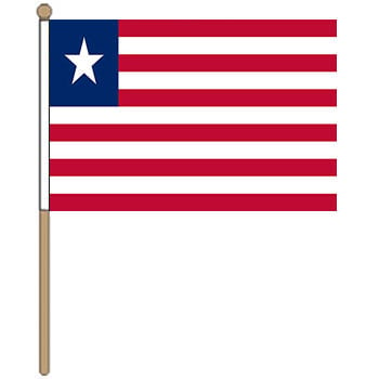 Liberia Hand Waver Flag