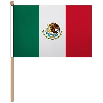 Mexico Small Hand Waver Flag