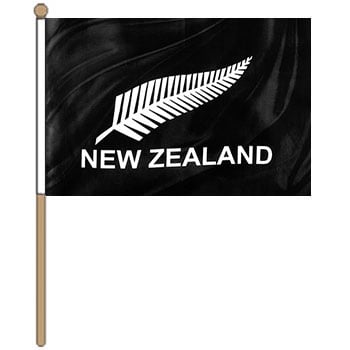 New Zealand Fern Small Hand Waver Flag