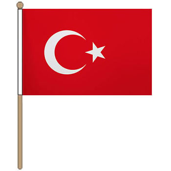 Turkey Hand Waver Flag