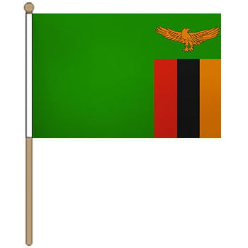 Zambia Hand Waver Flag