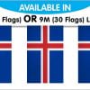 String Bunting Flags Iceland
