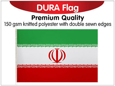 Iran Knitted Dura Flag 150 x 90cm