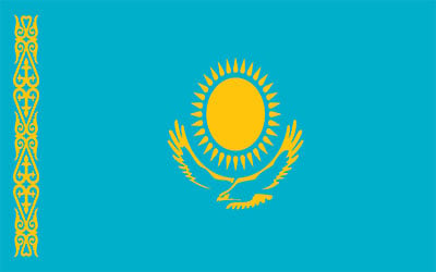 Kazakhstan National Flag 150 x 90cm