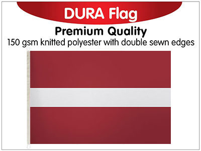 Latvia Knitted Dura Flag 150 x 90cm