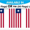String Bunting Flags Liberia